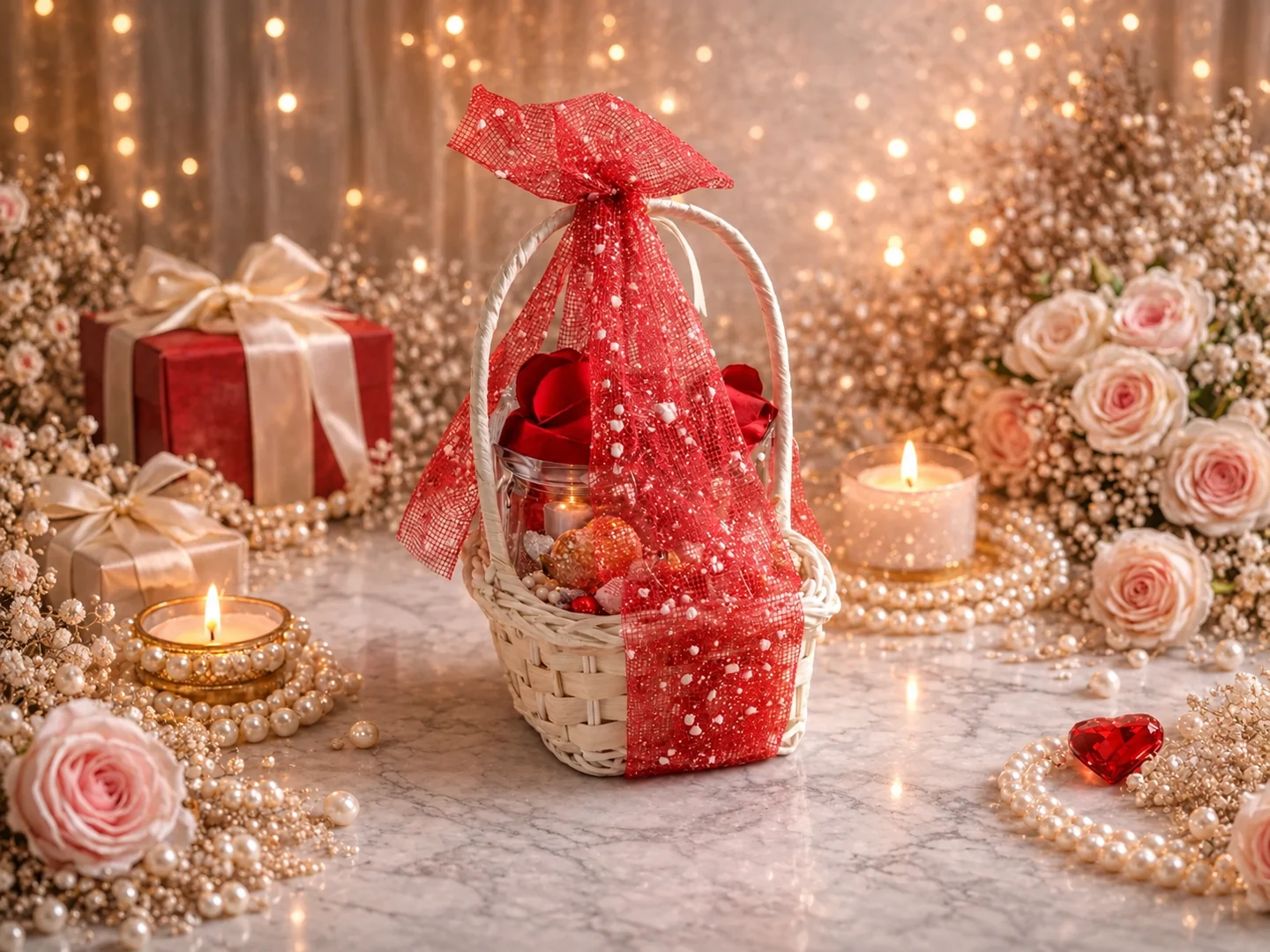 Scarlet Love Basket