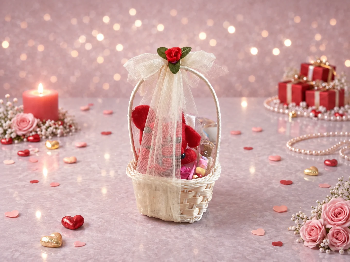 Teddy Wish Basket